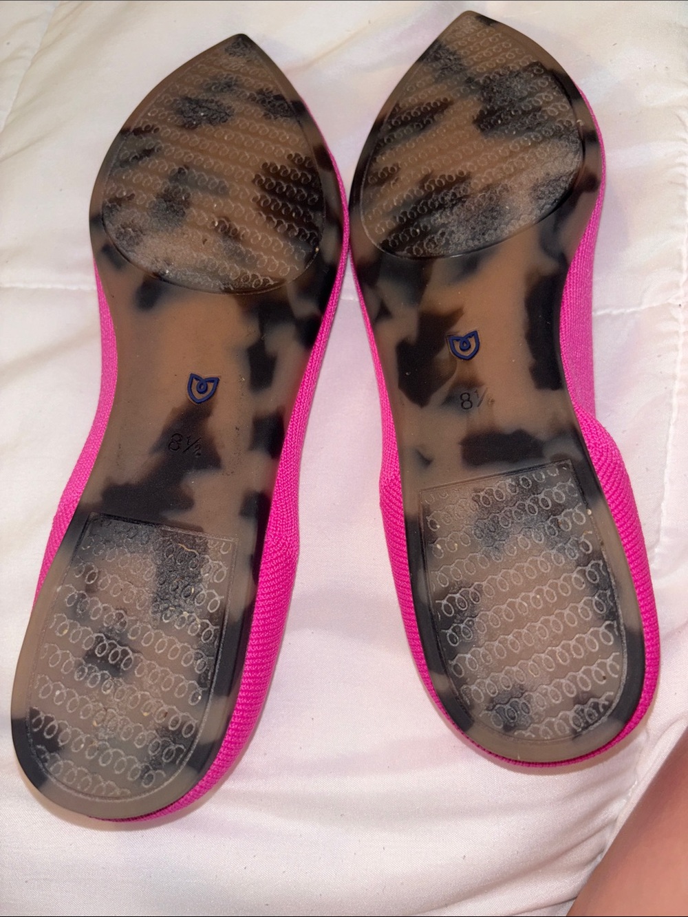 Rothy’s The Point Flats Hot Pink - Picture 9 of 9